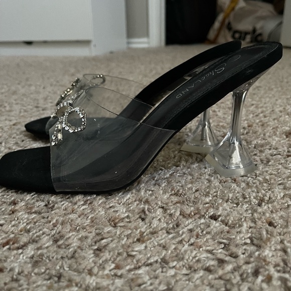 Shoe land Cape Robbin Open Toe High Heel Mule Pumps - Picture 2 of 7